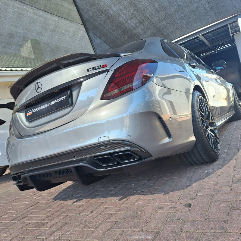 W205 PSM style rear diffuser