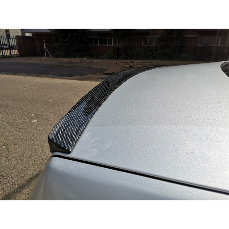 W212 AMG carbon fiber boot spoiler