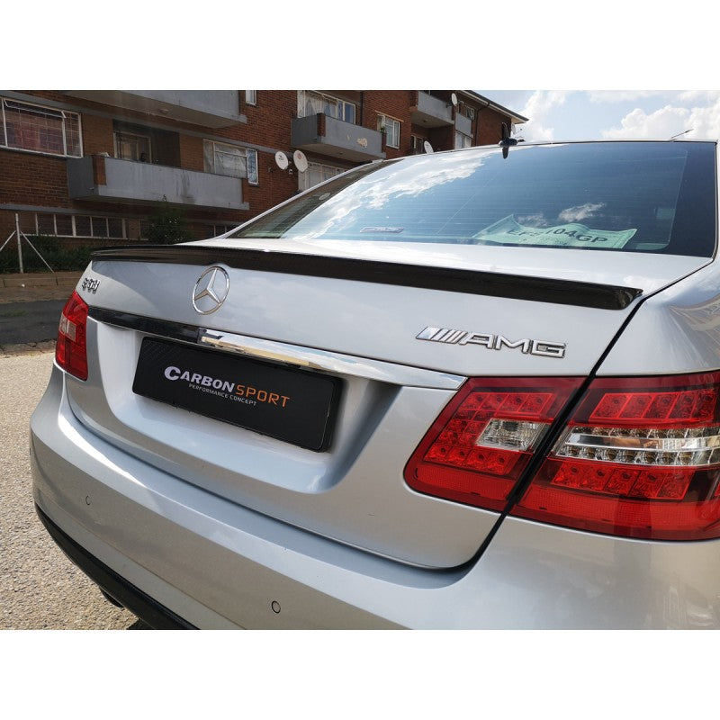 W212 AMG carbon fiber boot spoiler