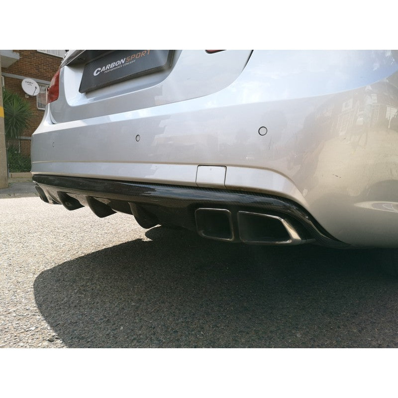 W212 E63 V style carbon fiber rear diffuser