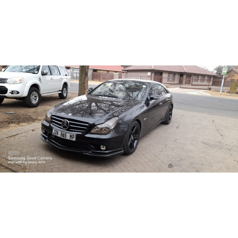 W219 AMG GH-style carbon fiber front lip