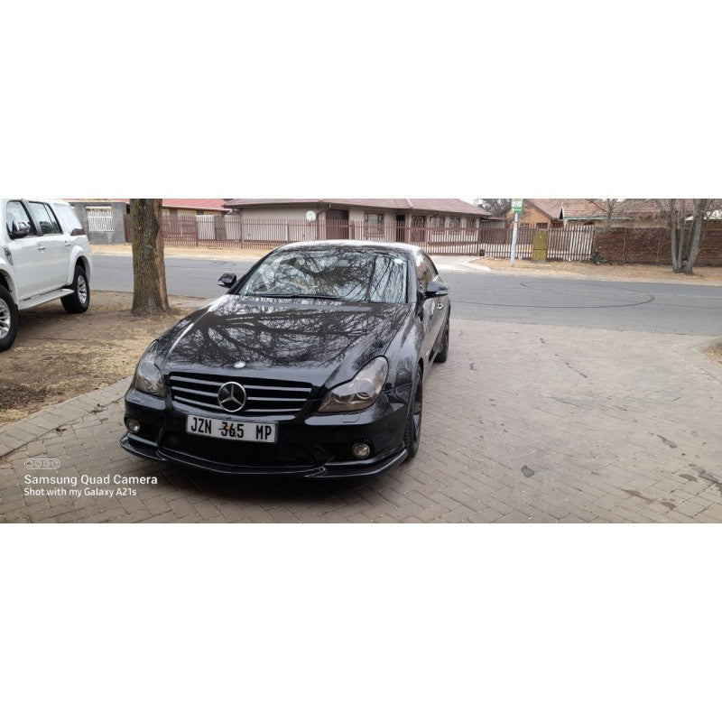 W219 AMG GH-style carbon fiber front lip