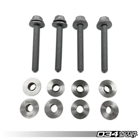 034 Motorsport MQB Front Subframe Locking Collar Upgrade Kit, VW Mk7 GTI / R
