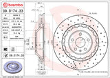 Brembo Brake Discs for Audi 8V1 RS3 (set/2)