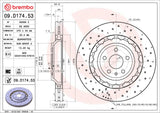 Brembo Brake Discs for Audi 8V2 RS3 (set/2)