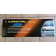 100 x 33cm Black Aluminium Mesh grille