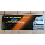 100 x 33cm Black Aluminium Mesh grille