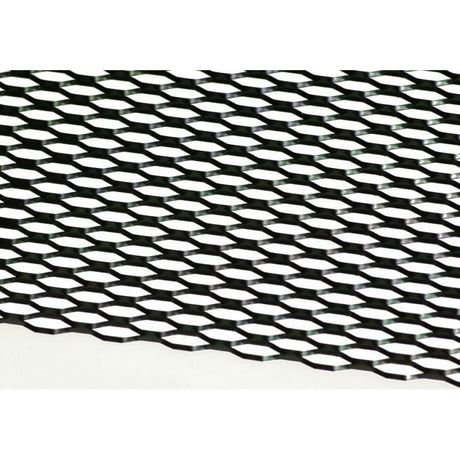100 x 33cm Black Aluminium Mesh grille