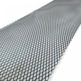 100 x 33cm Black Aluminium Mesh grille