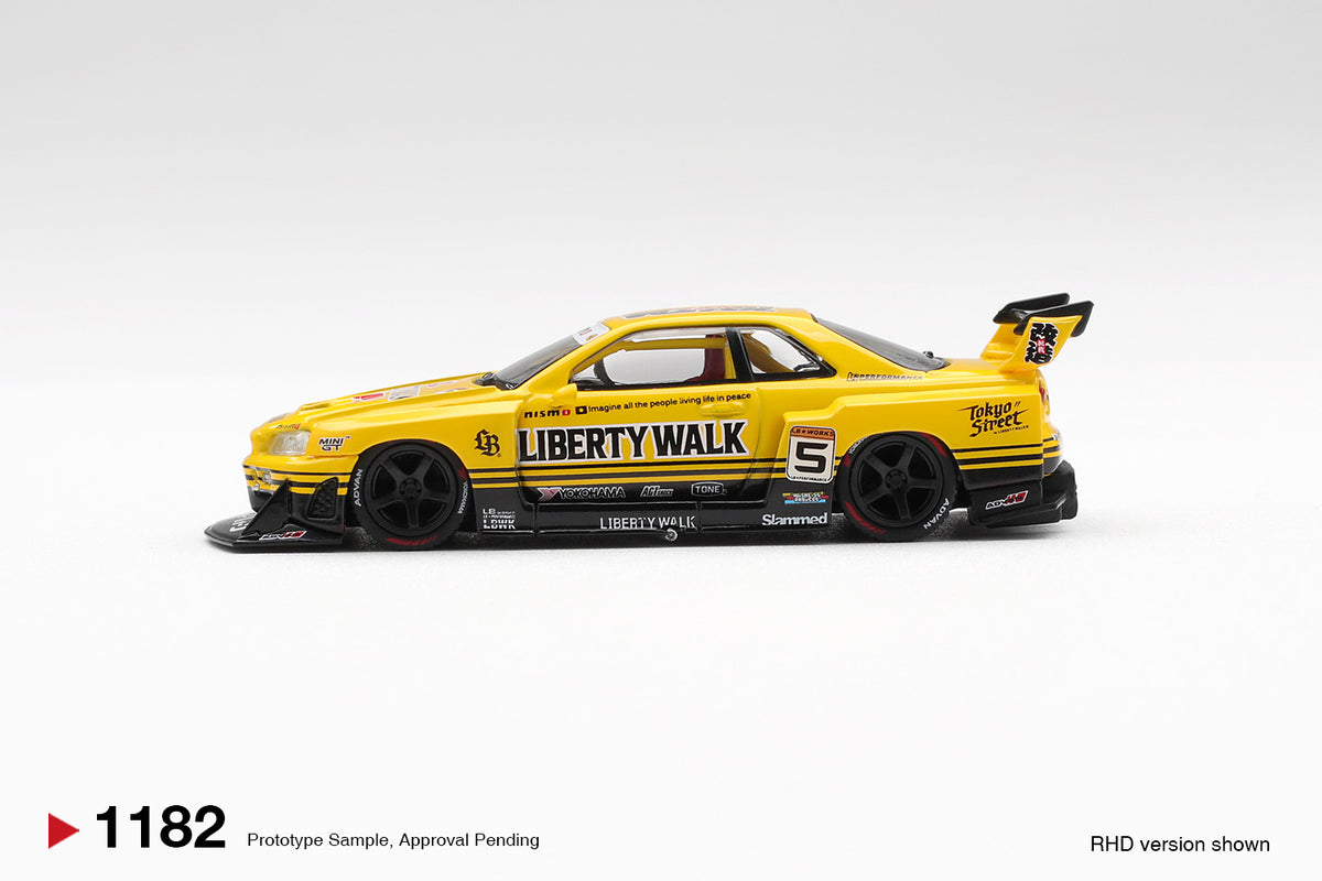 Mini GT – Nissan LB-ER34 Super Silhouette Skyline – product view 2