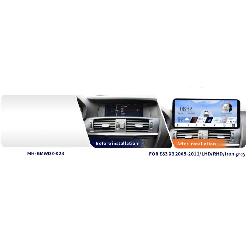 (E83 X3) 12.3" Android Multimedia Carplay for E83 X3 05-11
