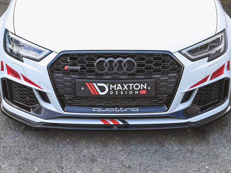 MAXTON DESIGN FRONT SPLITTER V.2 AUDI RS3 8V FACELIFT SPORTBACK (2017-2020)