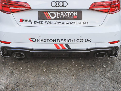 MAXTON DESIGN REAR SIDE SPLITTERS AUDI RS3 8V FACELIFT SPORTBACK