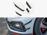 MAXTON DESIGN FRONT BUMPER WINGS (CANARDS) VW POLO GTI MK6