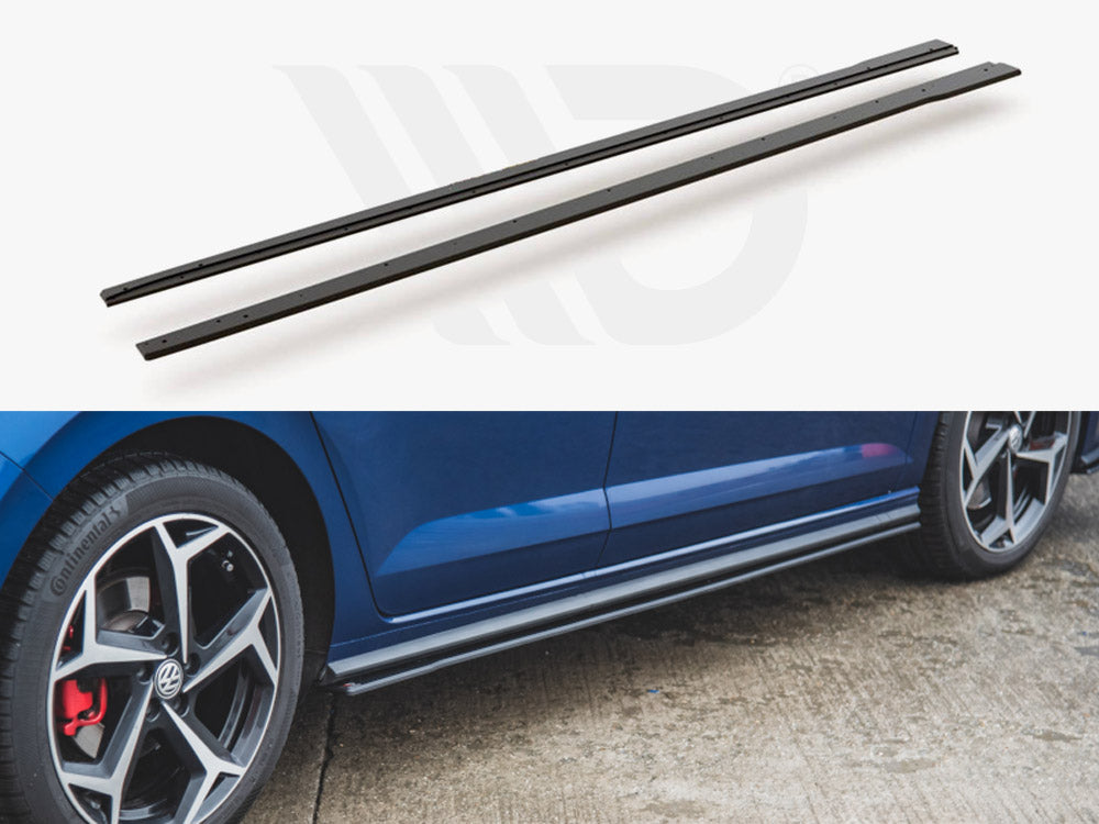 MAXTON DESIGN STREET PRO SIDE SKIRTS DIFFUSERS VW POLO GTI MK6