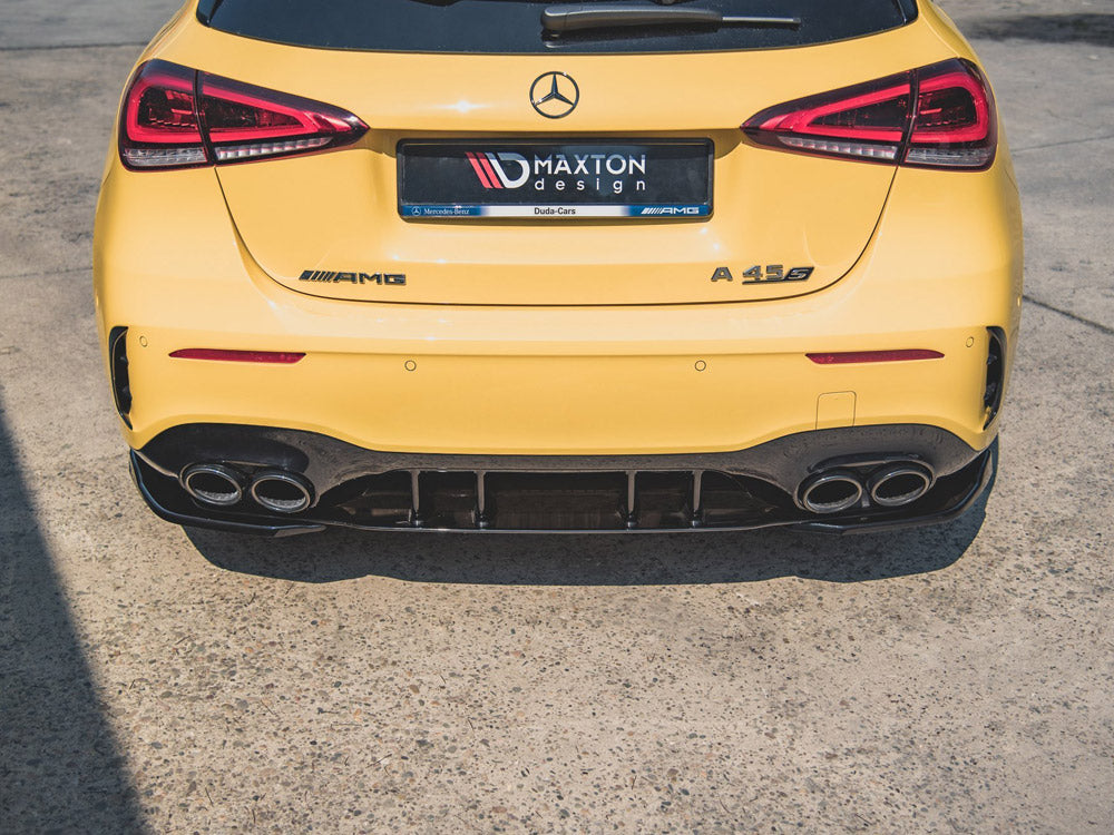 MAXTON DESIGN REAR SIDE SPLITTERS V.1 MERCEDES AMG A 45 S AERO PACK W177