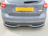 MAXTON DESIGN REAR SIDE SPLITTERS FORD FOCUS ST MK3 FL