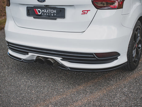 MAXTON DESIGN REAR SIDE SPLITTERS V.2 FORD FOCUS ST MK3 FACELIFT (2015-2018)