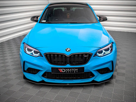 MAXTON DESIGN STREET PRO FRONT SPLITTER BMW M2 COMPETITION F87 (2018-2020)