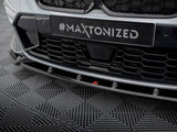 MAXTON DESIGN FRONT SPLITTER V.1 BMW 3 M340I / M-PACK G20 / G21 FACELIFT