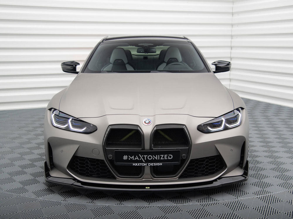 MAXTON DESIGN FRONT SPLITTER V.4 CSL LOOK BMW M4 G82 / M3 G80