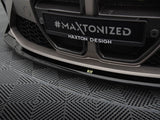 MAXTON DESIGN FRONT SPLITTER V.4 CSL LOOK BMW M4 G82 / M3 G80