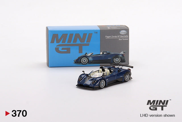 Mini GT – Pagani Zonda HP Barchetta Blue Tricolor collectible model - MGT00370-L