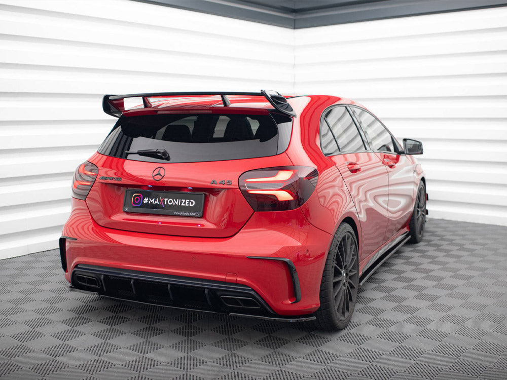 MAXTON DESIGN REAR SIDE SPLITTERS MERCEDES A W176 AMG FACELIFT