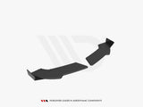 MAXTON DESIGN STREET PRO REAR SIDE SPLITTERS + FLAPS MERCEDES-BENZ A 45 AMG W176 FACELIFT