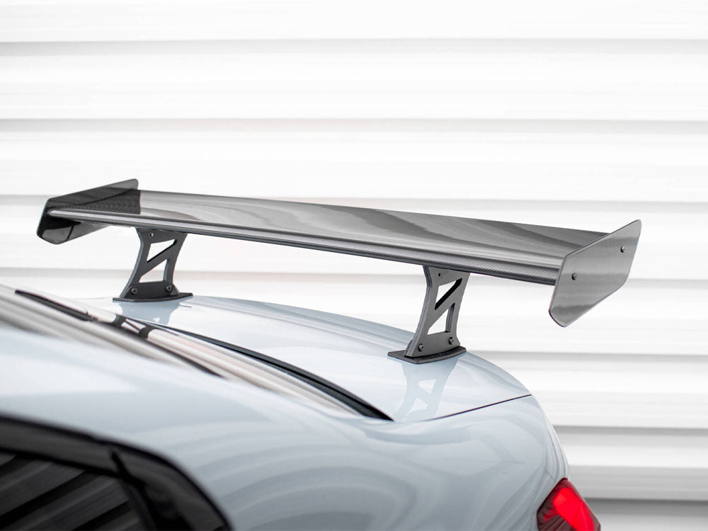 MAXTON DESIGN CARBON SPOILER WITH INTERNAL BRACKETS UPRIGHTS + LED BMW M3 G80 / M340I G20 / 3 M-PACK G20 / 3 STANDARD G20