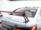 MAXTON DESIGN CARBON SPOILER WITH EXTERNAL BRACKETS UPRIGHTS + LED BMW M3 G80 / M340I G20 / 3 M-PACK G20 / 3 STANDARD G20