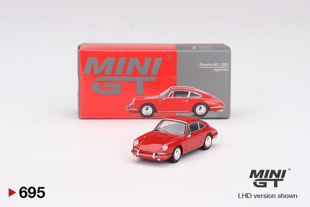 Mini GT – Porsche 901 1963 Signal Red collectible model - MGT00695-L