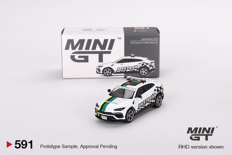 Mini GT – Lamborghini Urus Macau GP Official Car collectible model - MGT00591-R