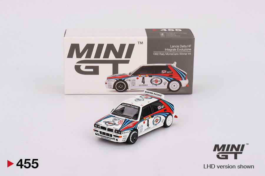 Mini GT – Lancia Delta HF Int 92 Mont Carlo Winner collectible model - MGT00455-L