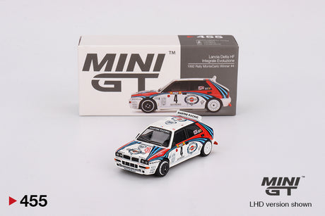 Mini GT – Lancia Delta HF Int 92 Mont Carlo Winner collectible model - MGT00455-L