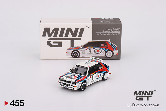 Mini GT – Lancia Delta HF Int 92 Mont Carlo Winner collectible model - MGT00455-L