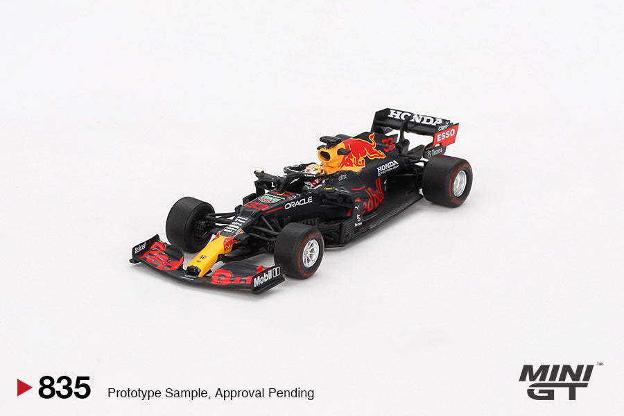 Mini GT – Red Bull RB16B 33 Max Verstappen 2021 Abu Dhabi Grand Prix Winner collectible model - MGT00835-L
