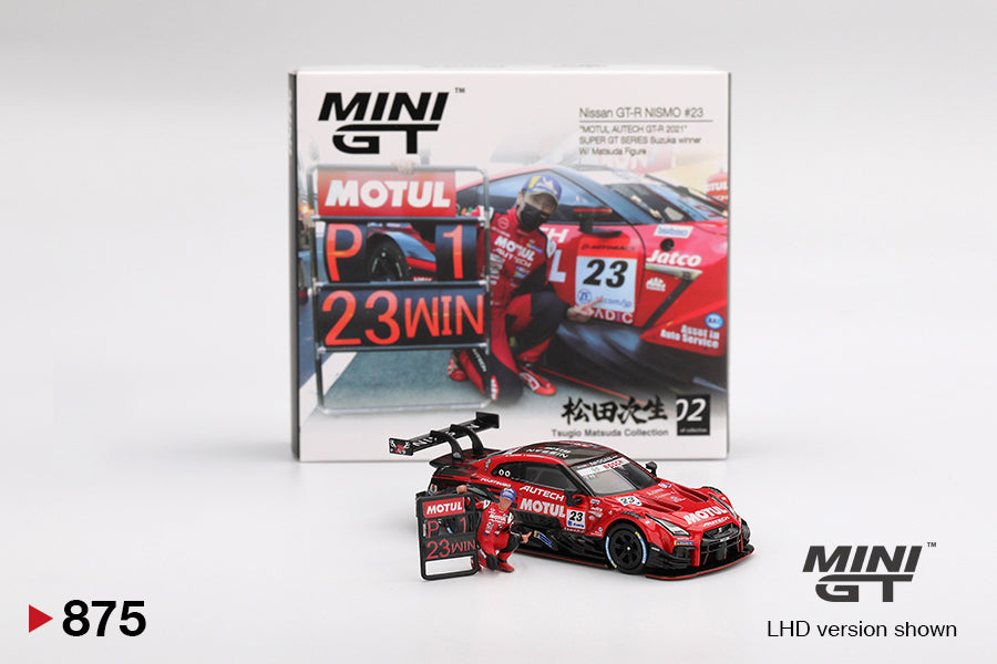 Mini GT – Nissan GT-R Nismo 23 Suzuka + Fig collectible model - MGT00875-L