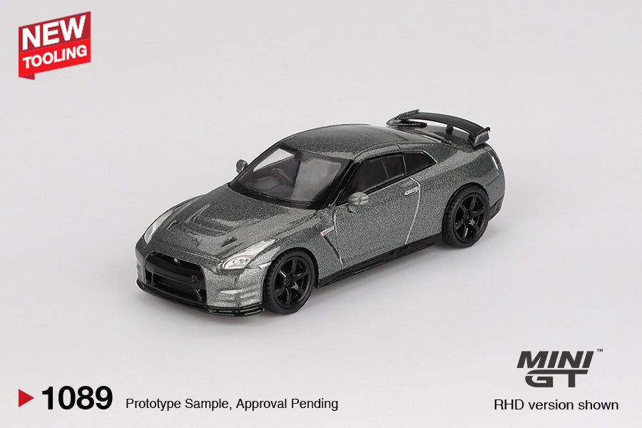 Mini GT – Nissan GT-R 2013 Dark Metal Grey collectible model - MGT01089-R