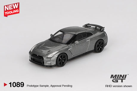 Mini GT – Nissan GT-R 2013 Dark Metal Grey collectible model - MGT01089-R
