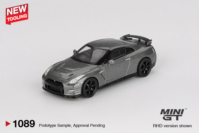 Mini GT – Nissan GT-R 2013 Dark Metal Grey collectible model - MGT01089-R