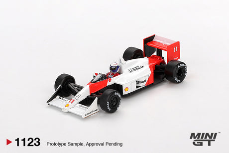 Mini GT – Mclaren MP4/4 N11 Alain Prost 1988 Japan collectible model - MGT01123-L