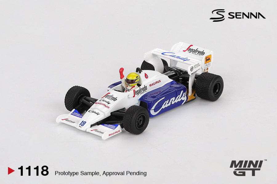 Mini GT – Tolesman TG184 No19 Ayrton Senna 1984 collectible model - MGT01118-L
