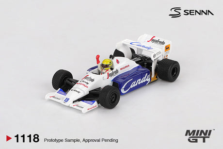 Mini GT – Tolesman TG184 No19 Ayrton Senna 1984 collectible model - MGT01118-L