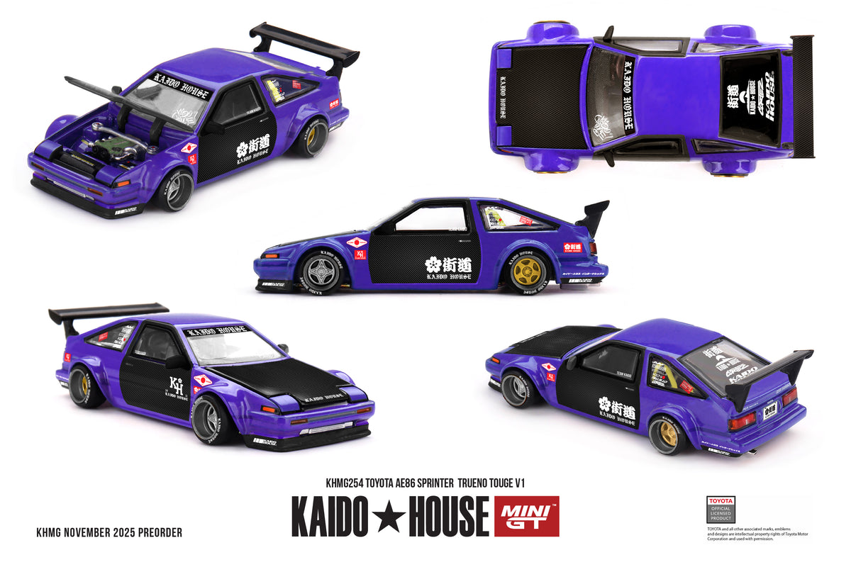 Kaido House – Toyota AE86 Sprinter TOUGE V1 collectible model - KHMG254