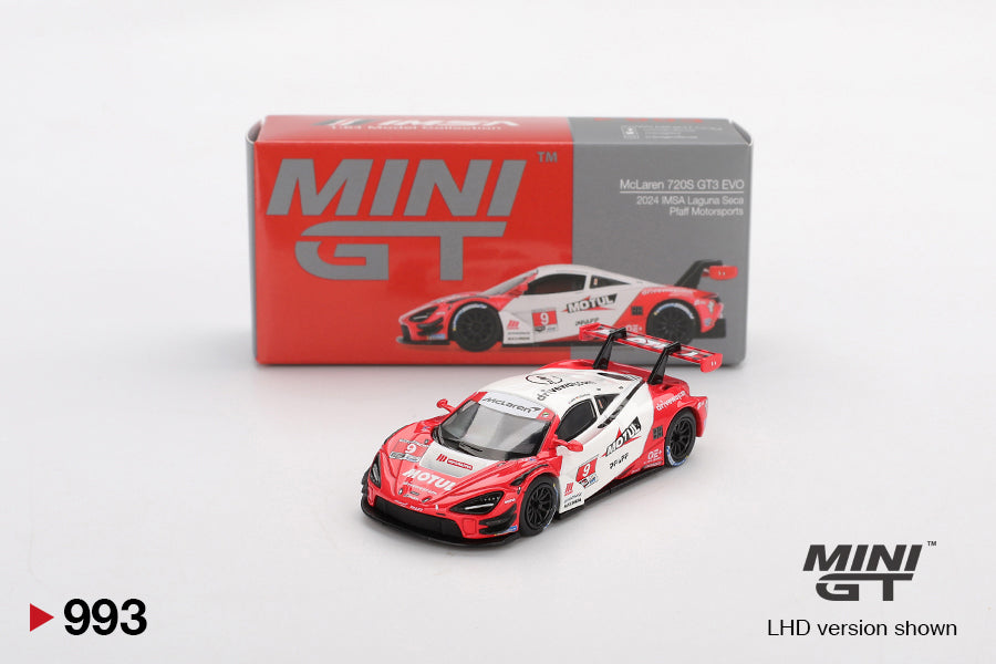 Mini GT – Mclaren 720S GT3 Evo Pfaff Motorsports. collectible model - MGT00993-L