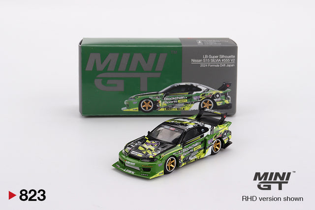 Mini GT – Nissan LB – Super S15 Silvia 555 collectible model - MGT00823-R