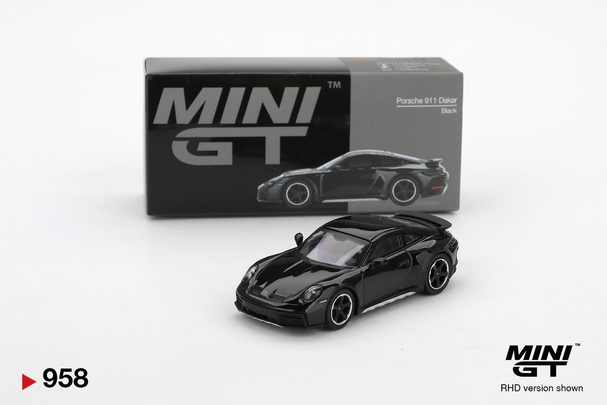 Mini GT – Porsche 911 Dakar Black collectible model - MGT00958-R