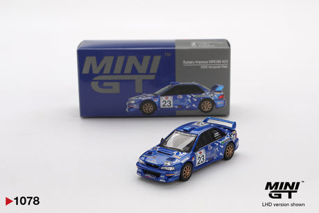 Mini GT – Subaru Impreza WRC99 23 2000 Acropolis collectible model - MGT01078-L