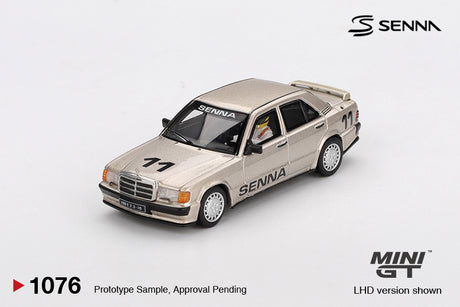 Mini GT – Mercedes Benz 190E No.11 Ayrton Senna 84 collectible model - MGT01076-L